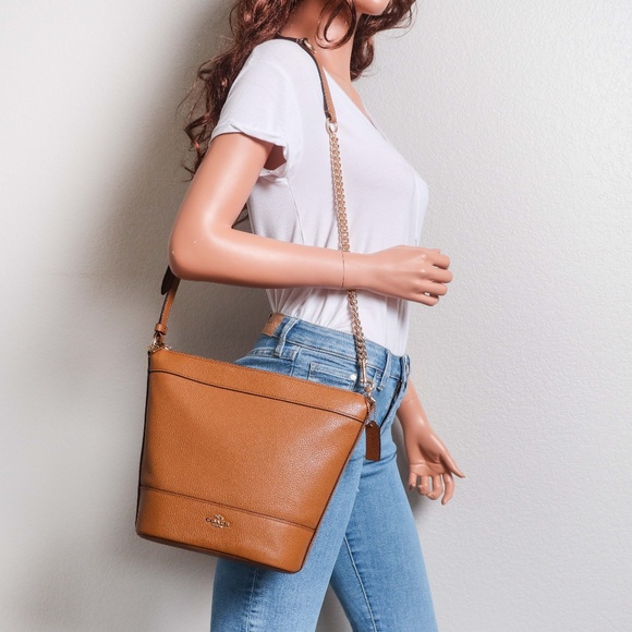 Coach Bags Nwt Coach Small Leather Paxton Duffle In Saddle Poshmark